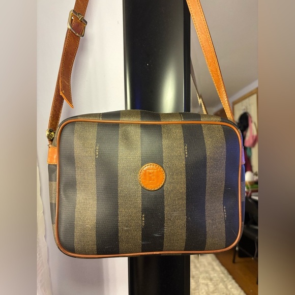 Fendi Vintage Pequin Crossbody Bag - Picture 2 of 16